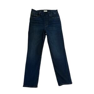 Good American Dark Blue Straight Leg Jeans